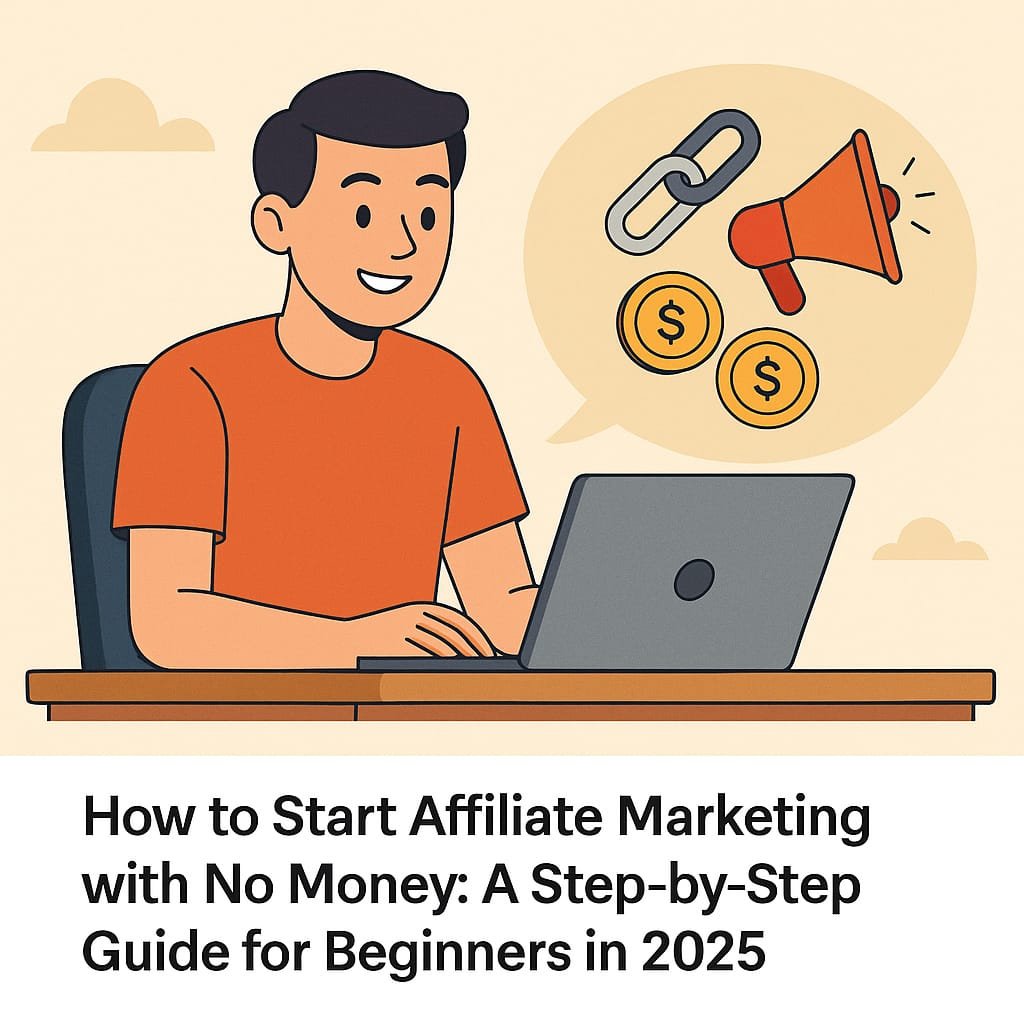 How to Start Affiliate Marketing with No Money: A Step-by-Step Guide for Beginners in 2025